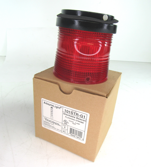 Edwards 101STR-G1 Red Stackable Beacon Flashing Strobe Light Unit New in Box
