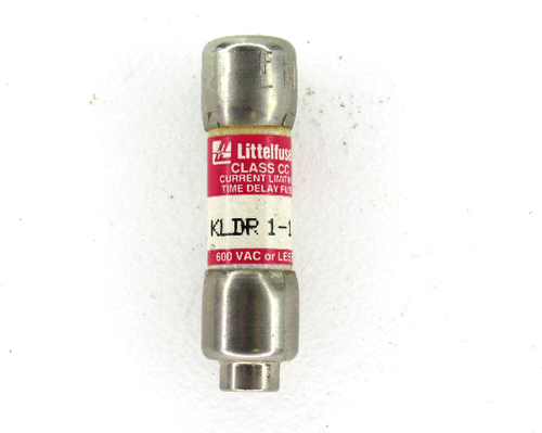 Littelfuse KLDR1-1/2 Time-Delay Fuse, Current Limiting, 600V AC, 1-1/2 Amp