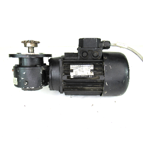 Bonora H71B/4 OP. 64444 Asynchronous Motor, 3-Phase, 50/60Hz, 1370~1640 RPM, 1.2/2.1 Amp, 0.37/0.42 kW, 380-415/220-240, 440-480/255-280V
