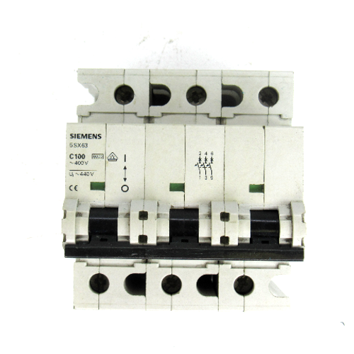 Siemens 5SX63 Circuit Breaker, 400V, 3-Pole