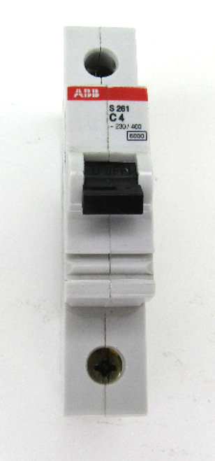 ABB S261 C4 Circuit Breaker, 4 Amp, 277V AC, 1-Pole