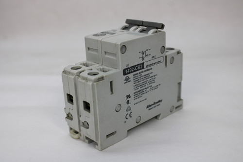 Allen Bradley 1492-CB2 G010 Circuit Breaker, 1 Amp, 277V AC, 2-Pole