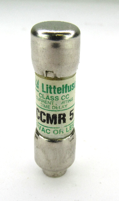 Littelfuse CCMR 5 Class CC, Current limiting Time-Delay Fuse, 5 Amp, 600V AC