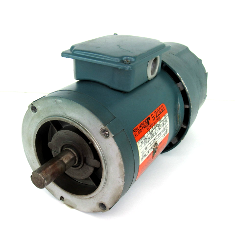 Reliance Electric P14H7206N AC Motor, 3-Phase, 1HP, 1725RPM,  208-230/460-480V w/ Dodge 031395 Motor Brake, 6LB Torque, 208~480V AC, 230V  DC