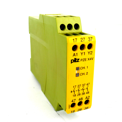 Pilz PZE X4V 2/24VDC 4n/o fix Safety Relay