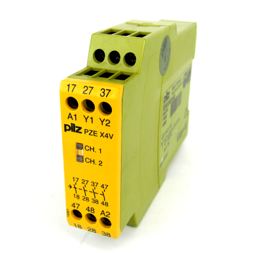 Pilz PZE X4V 2/24VDC 4n/o fix Safety Relay, 24V DC, 2 W