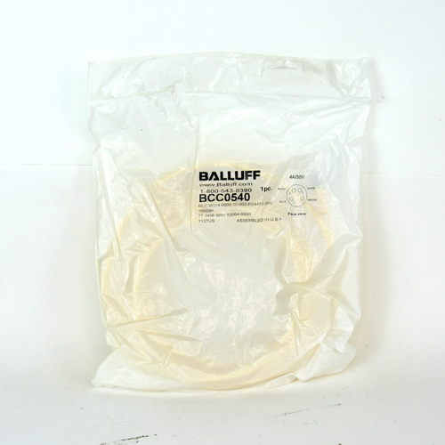 Balluff BCC0540 Single Ended Cordset, 4 Pin Female