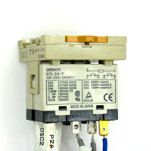 Omron G7L-2A-T Power Relay, 24V DC