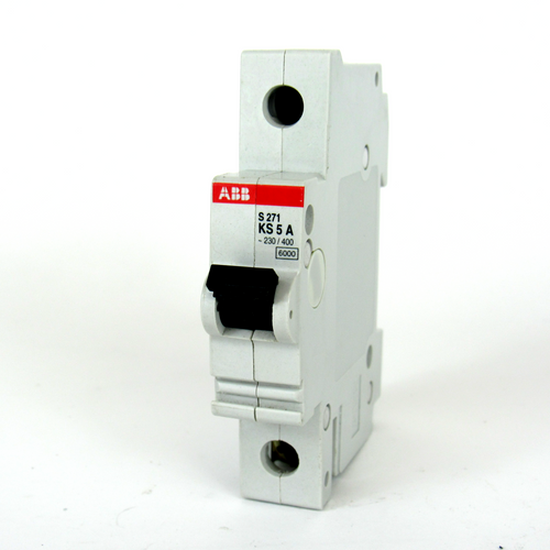 ABB S271 KS 5 A Circuit Breaker, 5 A, 230/400V