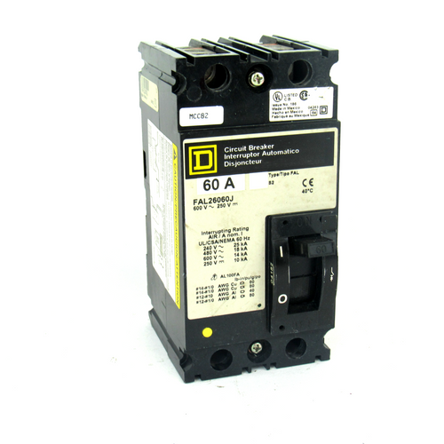 Square D FAL26060J Circuit Breaker