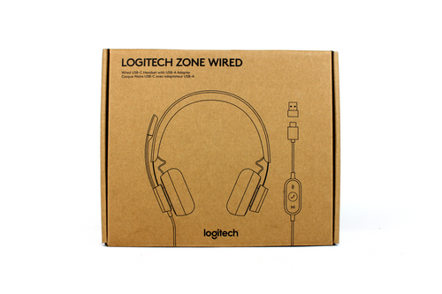 Logitech 981-000876 Wired USB-C Headset with USB-A Adapter