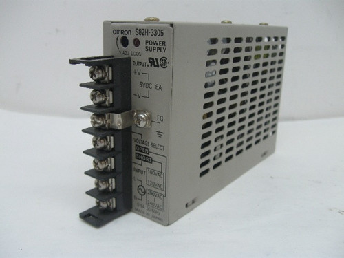 Omron S82H-3305 Power Supply 5VDC 6 Amp Output 120/240 VAC