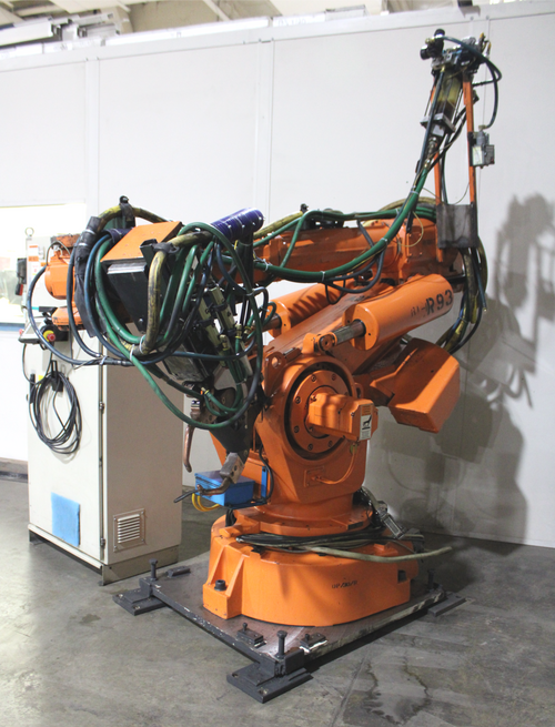 ABB IRB 6400/2.8-120 Robot 120Kg Payload, M96 Control System w/Spot Weld Tooling ABB IRB 6400/2.8-120 Robot 120Kg Payload, M96 Control System w/Spot Weld Tooling