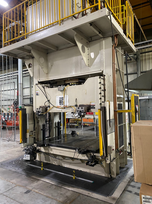 Yamamoto 150 Ton Trimming Press 2200x1500 Bed w/ Optima Bolster Clamp System Yamamoto 150 Ton Trimming Press 2200x1500 Bed w/ Optima Bolster Clamp System