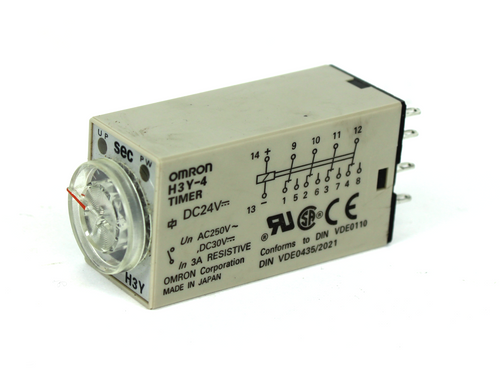 Omron H3Y-4 Timer Relay 24VDC 3A