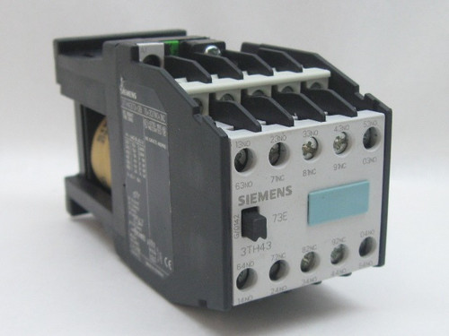 Siemens 3TH4373-0B Control Relay Module 24 Vdc