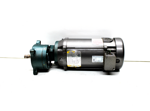 Baldor 34-6545-3674G1 PM3420P Industrial Motor, .37 kW w/ SP. TXQ1-5 80C Reducer