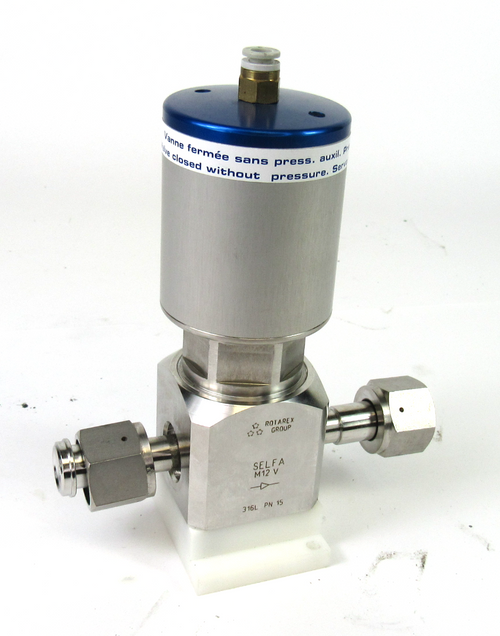 Rotarex Selfa M12 V Springless Diaphragm Valve