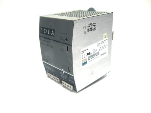 Sola SDN 10-24-480 Power Supply 380/500 Vac Input Voltage, 24 Vdc Output
