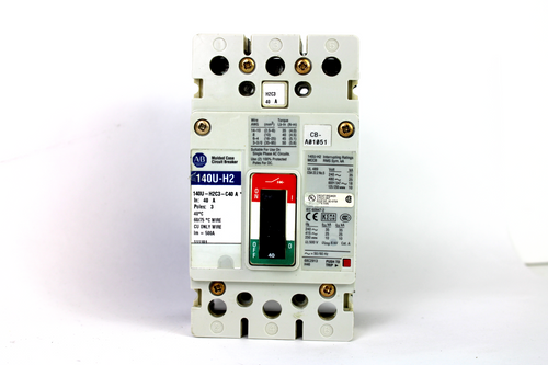 Allen Bradley 140U-H2C3-C40 Ser. A Circuit Breaker, 40 Amp, 3-Pole