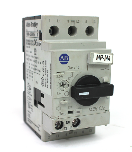 Allen Bradley 140M-C2E-B25 Series C Motor Protector 2.5A