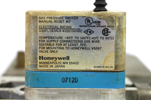 Honeywell V4055D 1001 Fluid Power Gas Valve Assembly