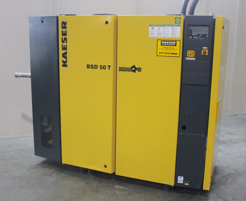 2013 Kaeser BSD 50T Rotary Screw Air Compressor 2013 Kaeser BSD 50T Rotary Screw Air Compressor
