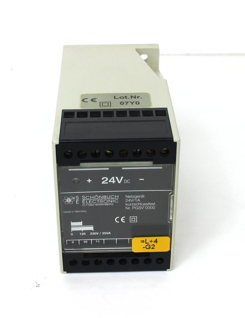 Schönbuch Electronic PGSV 0000 Electronic Reactor Relay 24VDC