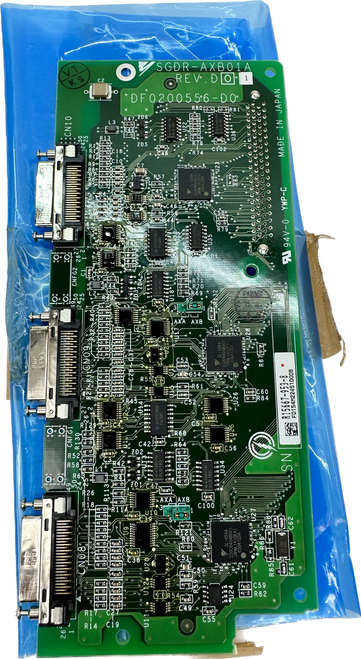 Yaskawa Electric SGDR-AXB01A Rev. D01 PC Axis Control Card, used
