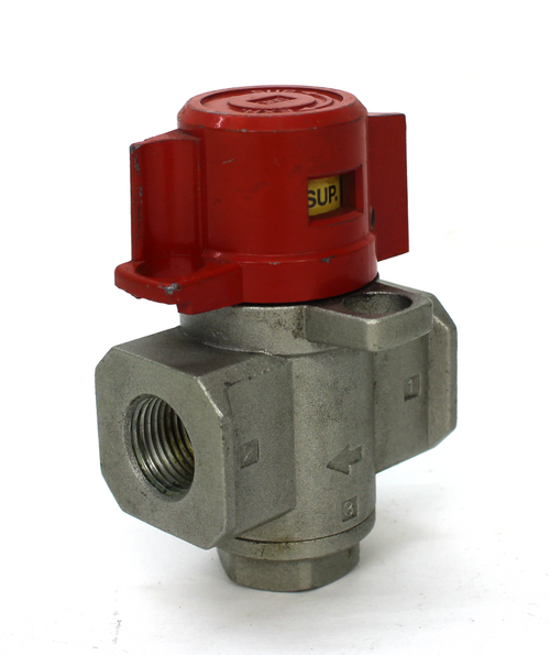 SMC VHS30-03 Pressure Relief Valve 3 Port Lock Out