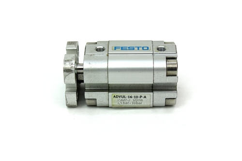 Festo ADVUL-16-10-P-A Compact Pneumatic Cylinder, 16mm Bore, 10mm Stroke