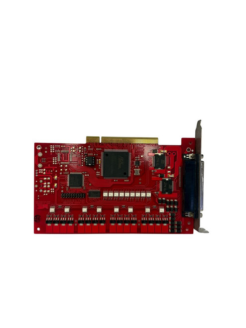 Unknown ME-8200 I/O Module Red PCB PCI Card