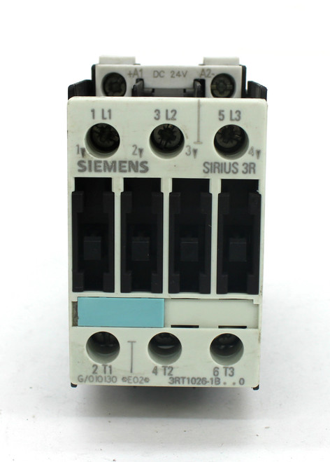 Siemens 3RT1026-1B..0 Contactor, 600 VAC, 35 Amps, 3 Pole