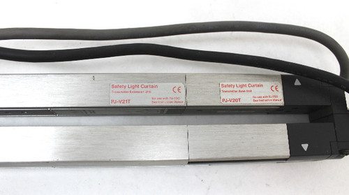 Keyence PJ-V20T/R Light Curtain Transmitter & Receiver Set w/(6)PJ-V21T/R