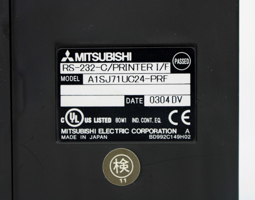 Mitsubishi A1SJ71UC24-PRF Communication Module RS-232-C/Printer I/F