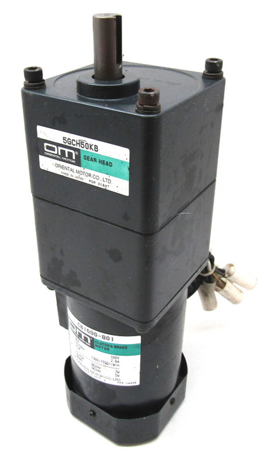 Oriental Motor 5GCH50KB Gear Head W/ CB1590-801 Motor