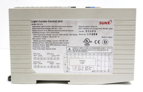 SUNX SF-C13 Light Curtain Control Unit