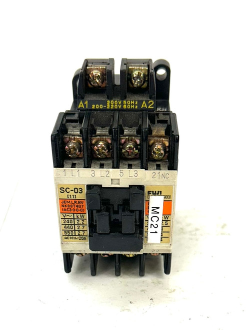 Fuji Electric SC-03 4NC0A0 Motor Starter