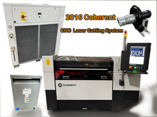 Coherent Meta 10C CNC Laser Cutting System 1000W Koolant Koolers 7.5 Ton Chiller Coherent Meta 10C CNC Laser Cutting System 1000W Koolant Koolers 7.5 Ton Chiller