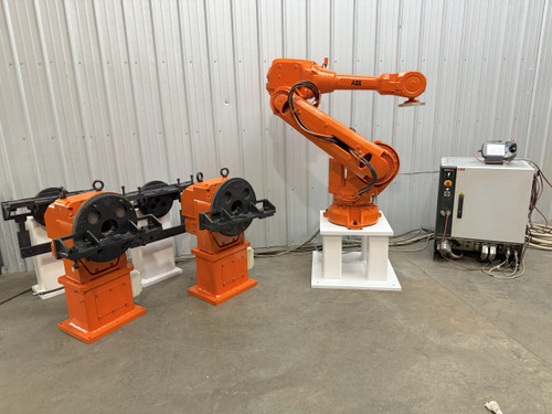 ABB IRB 4600-60/2.05 Robot 60Kg Payload w/ IRC5 Controller IRBPL-10000 Headstock ABB IRB 4600-60/2.05 Robot 60Kg Payload w/ IRC5 Controller IRBPL-10000 Headstock