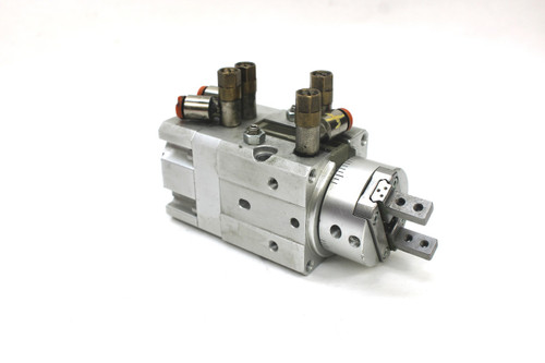 Smc MRHQ16D-180S-N Rotary Gripper 22 MM Bore 90 Degree Rotation
