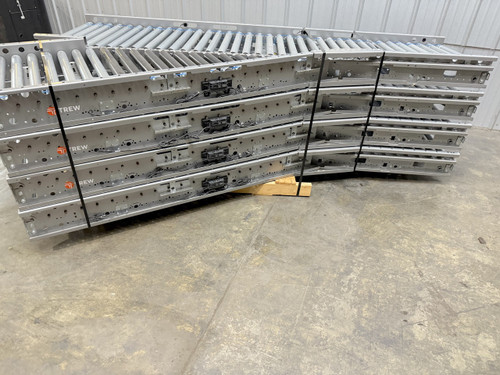 Trew 27" MDR Merge Conveyor Zero Pressure Powered Roller Conveyor Intelligrated