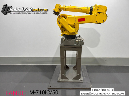 FANUC M-710iC/50 50kg Robot R-J3iC + iRVision Ready Teach Pendant Pedestal TESTED FANUC M-710iC/50 50kg Robot R-J3iC + iRVision Ready Teach Pendant Pedestal TESTED