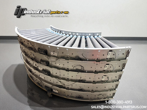 Trew 27" MDR Curve Conveyor 90 Degree  Powered Roller Conveyor 24V Intelligrated
