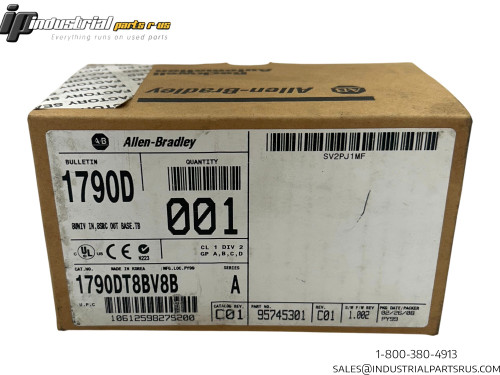 Allen Bradley 1790D-T8BV8B PLC Module, Ser.A, Rev.C01