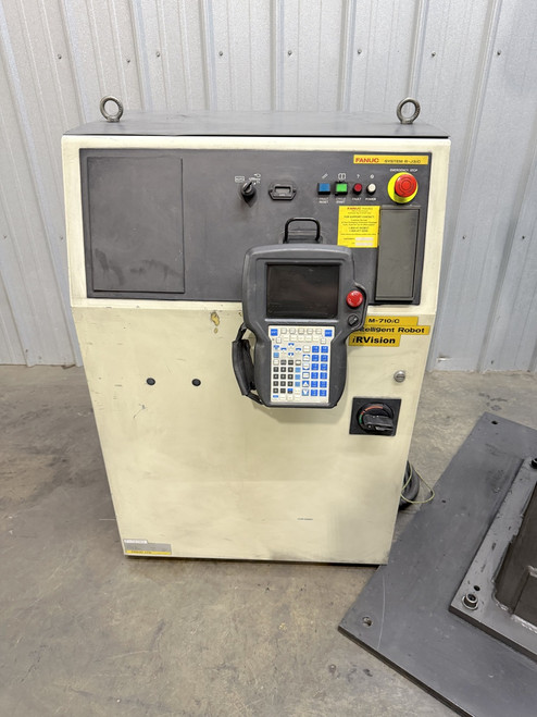 FANUC M-710iC/50 50kg Robot R-J3iC + iRVision Ready Teach Pendant Pedestal TESTED
