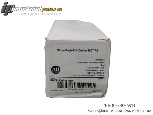 Allen Bradley 800T-FXP16RA1 Push-Pull Device 30mm