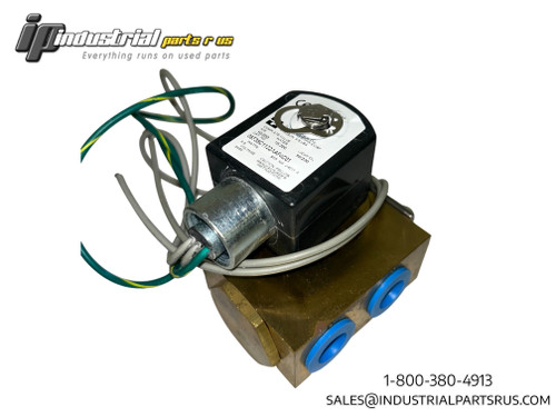 Parker 06F38C1122AAF4C01 Gold Ring 3-Way Piston Piloted Solenoid Valve