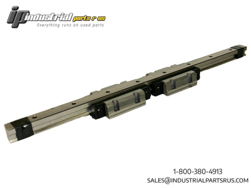 IKO (2) LRXG 20 PS2 Linear Bearing Block Size 20, 20" Rail