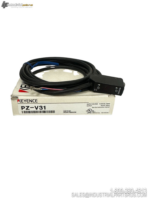 KEYENCE PZ-V31 Photoelectric Sensor with Cable and Connector 12-24V DC Supply Voltage 100mA Output